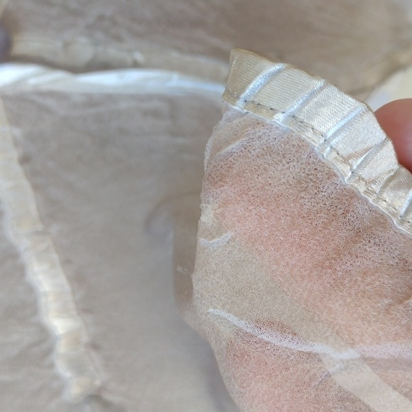 Komarov Ombre Charmeuse Dress & Chiffon Jacket Oyster Smoke PXL - Picture 15 of 16